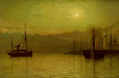 Klidné vody, Scarborough, 1880